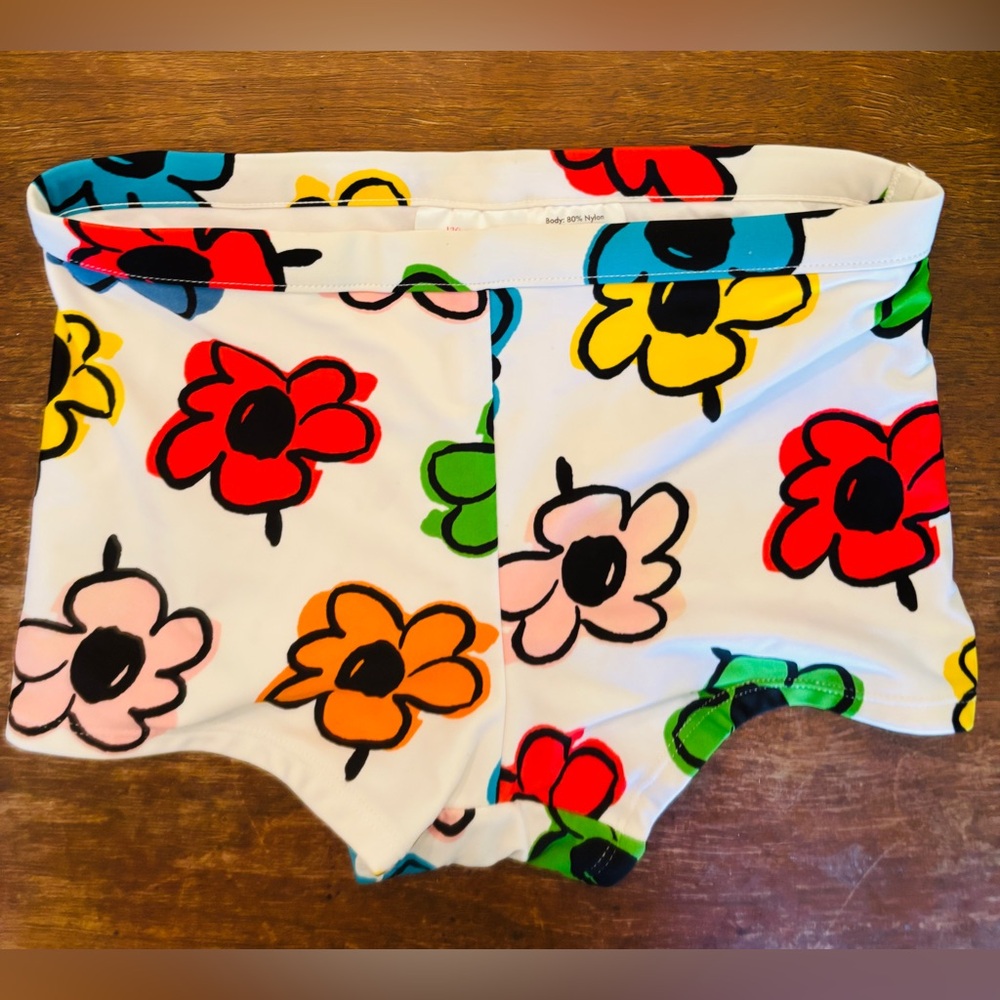 Hanna Anderrson Girls Floral Print Swim Shorts - Size US 8